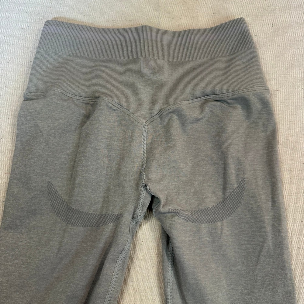 Buffbunny Leggings High Waisted Seamless Contoured Grey Small